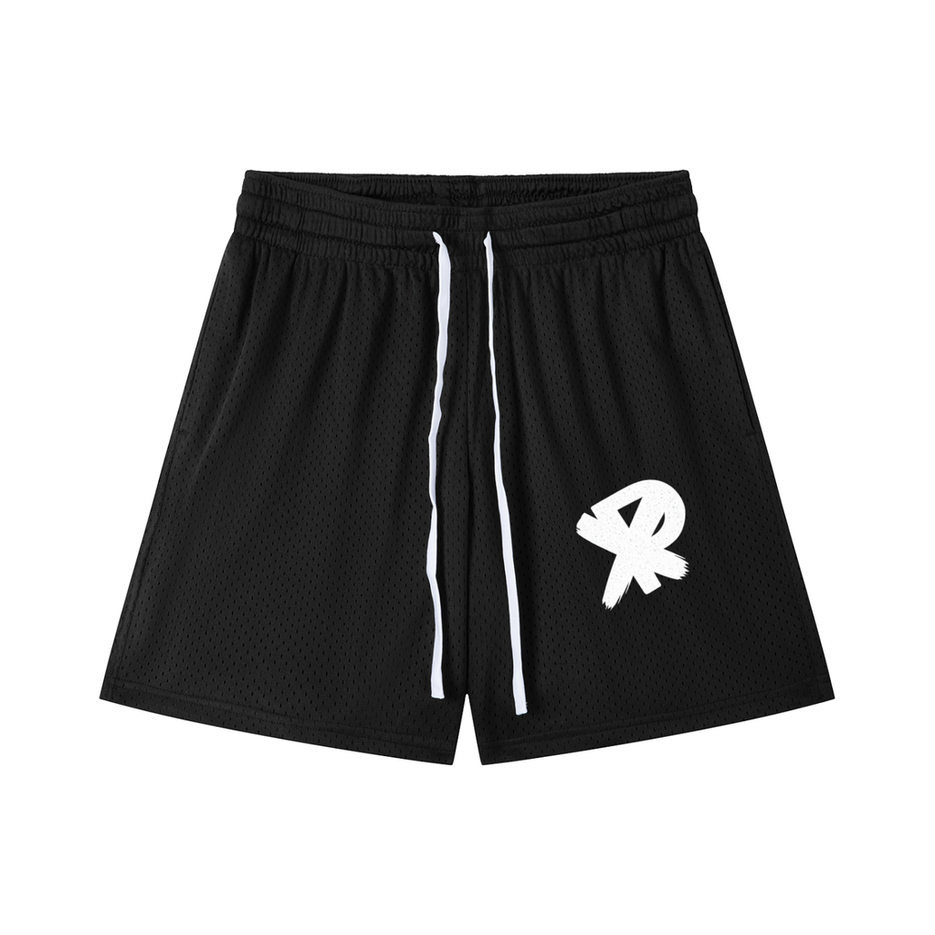 Mesh Drawstring Shorts