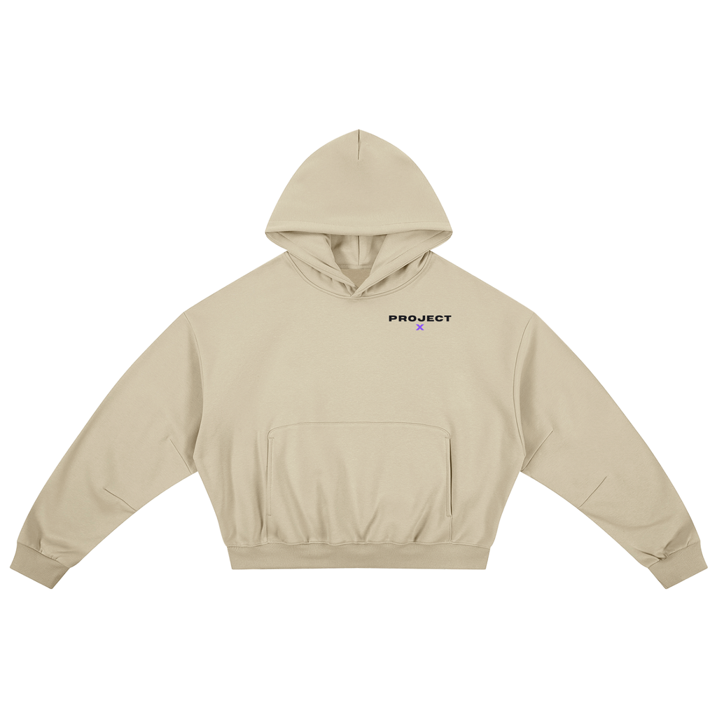 Essential Boxy Darted Sleeve Hoodie