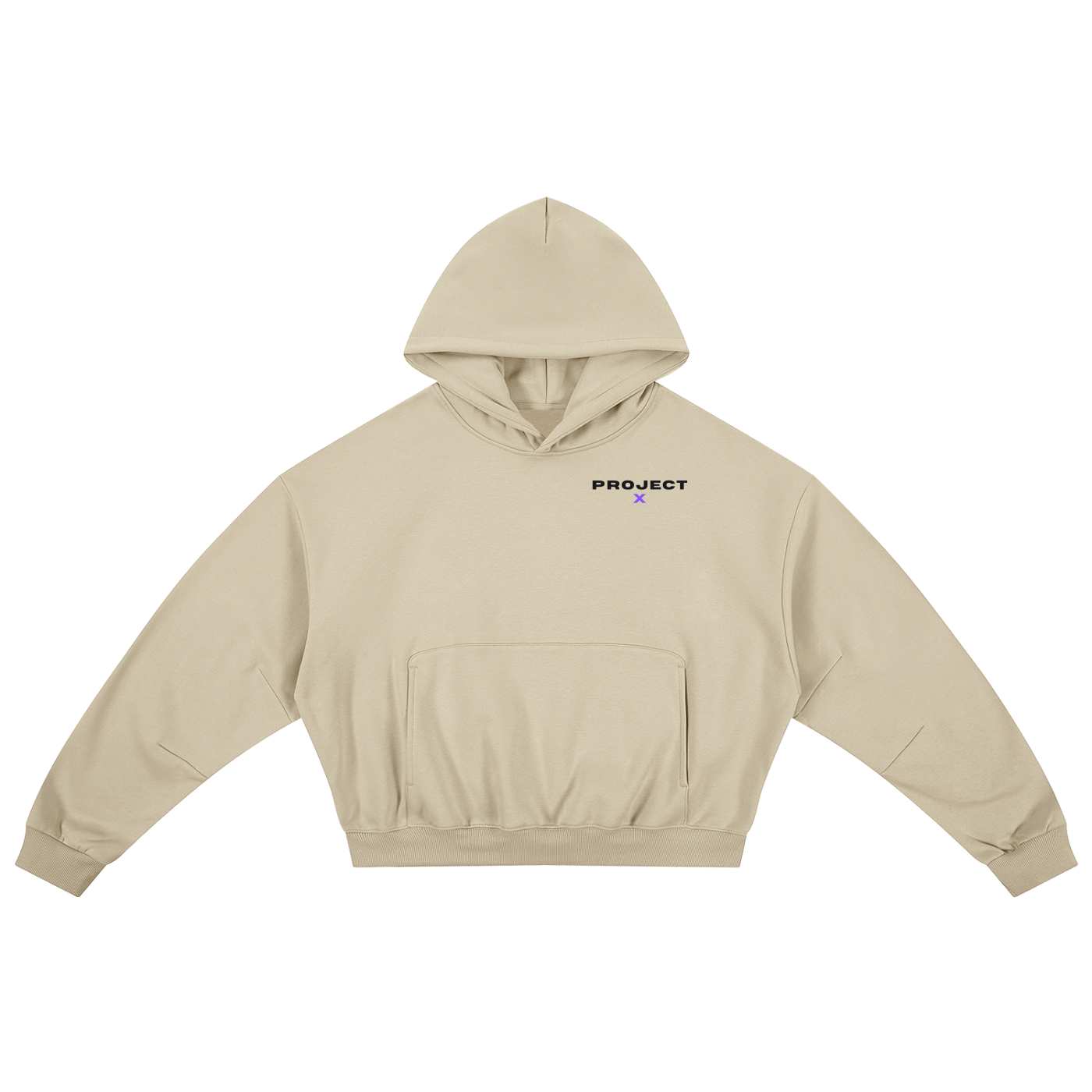Essential Boxy Darted Sleeve Hoodie