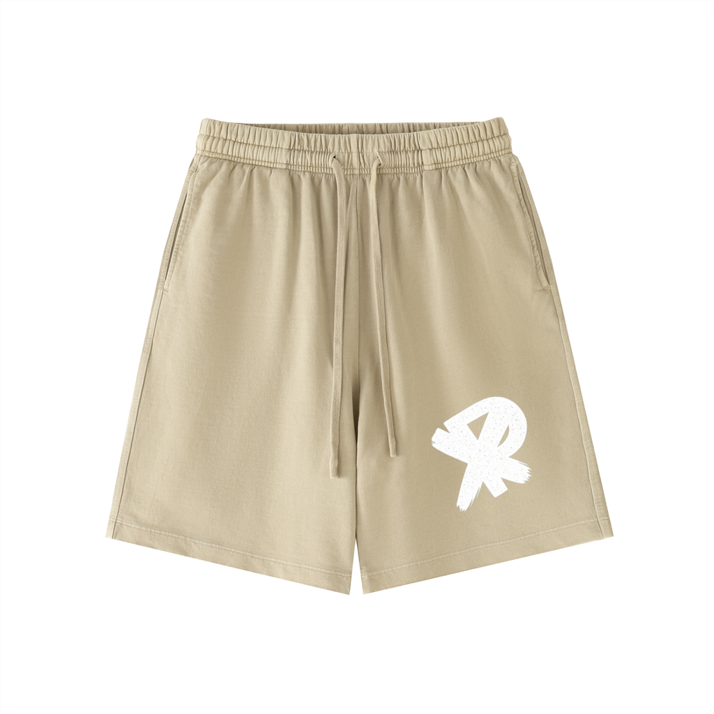 Vintage Wash Cotton Shorts