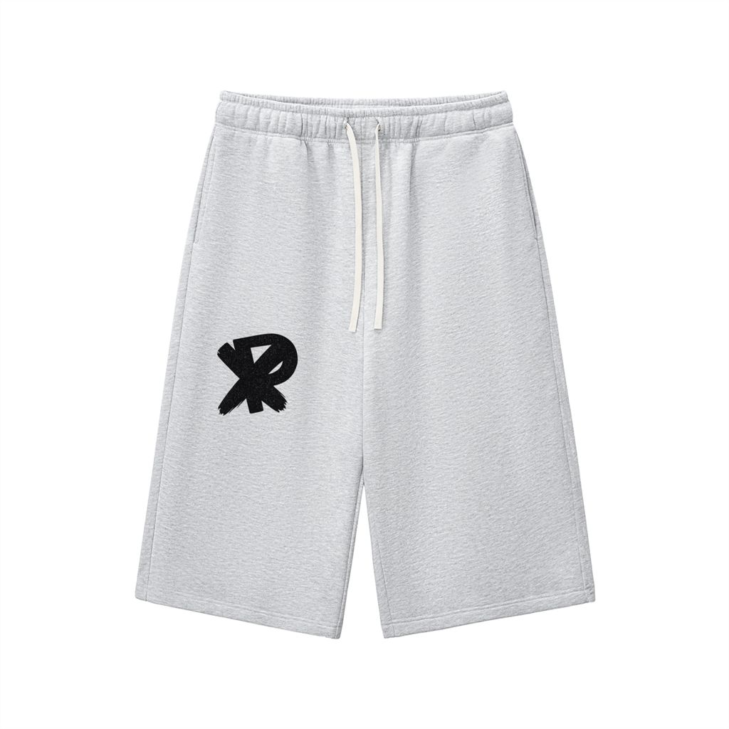 Relaxed Drawstring Three-quarter Sweatpants