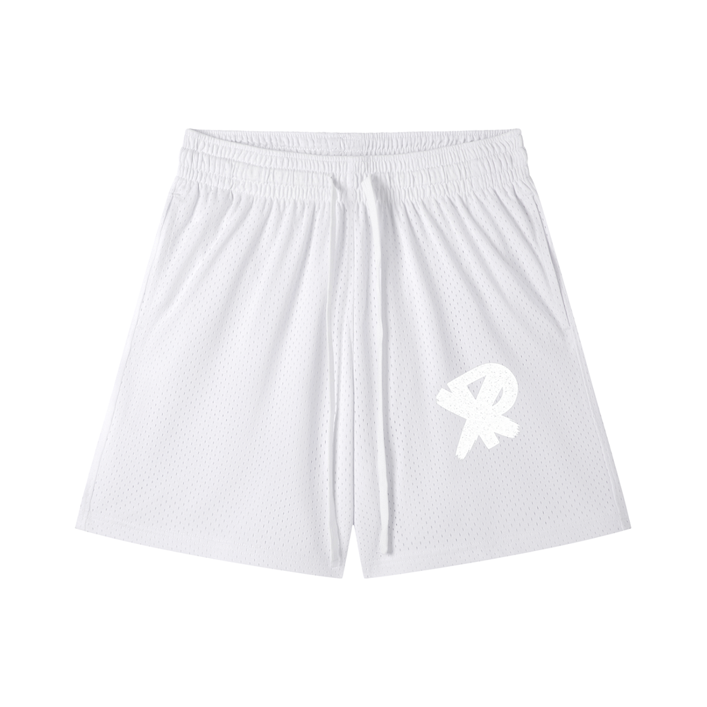 Mesh Drawstring Shorts