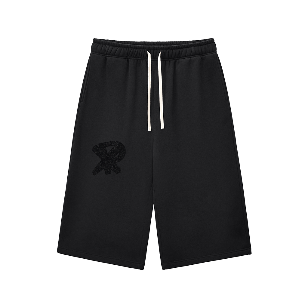 Relaxed Drawstring Three-quarter Sweatpants
