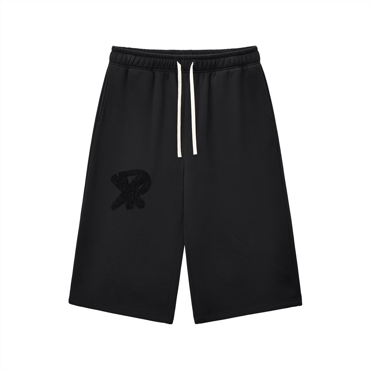 Relaxed Drawstring Three-quarter Sweatpants
